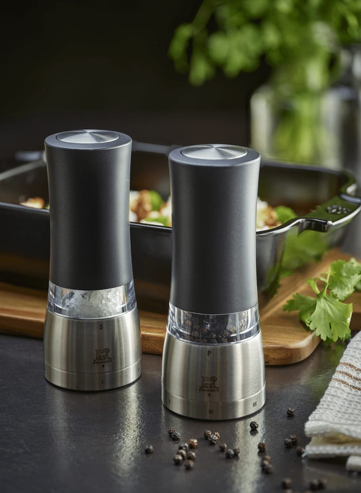 Daman elektrische kruidenmolen 2-pack, Zwart Peugeot