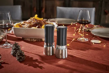 Daman Z DUO Electric zout-en-pepermolen 2-delige set. - Black - Peugeot
