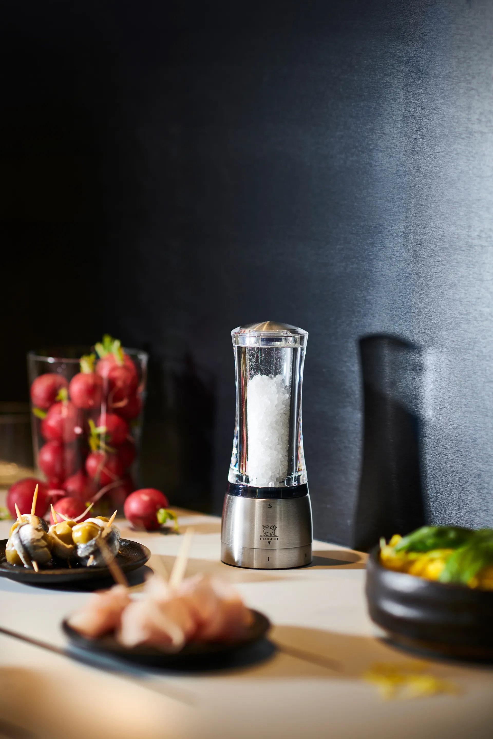 Daman Z zoutmolen 16 cm, Black Peugeot