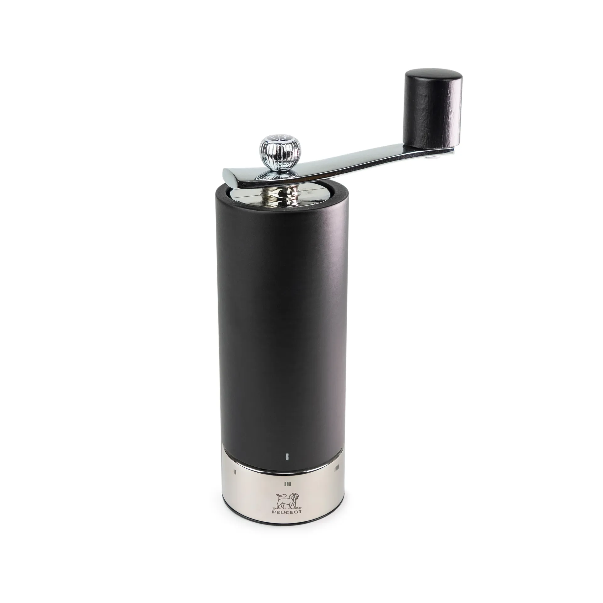 Isen u'select zoutmolen met slinger, Zwart Peugeot