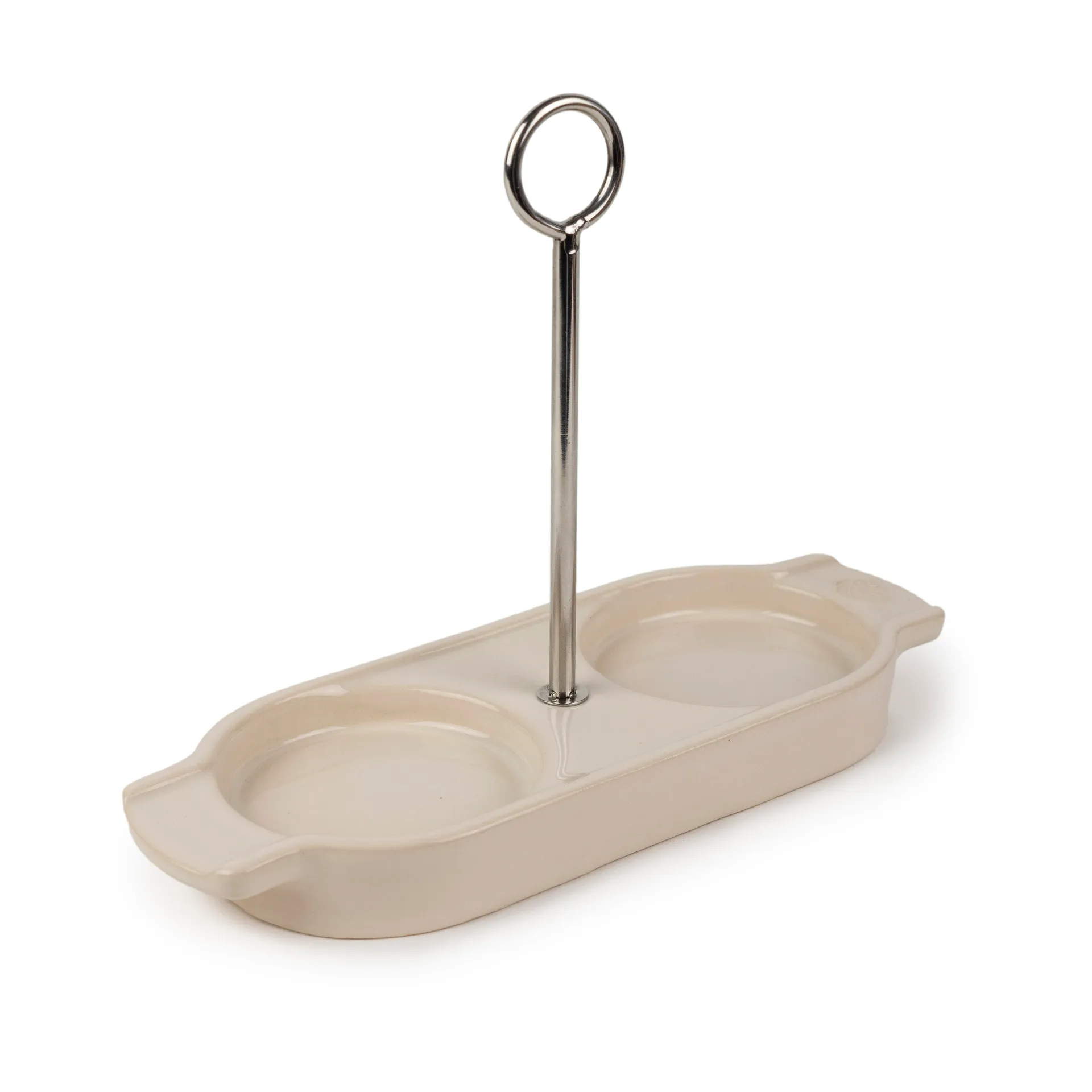 Linea kruidenmolenrek met handvat, Ecru Peugeot