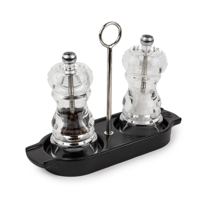 Linea kruidenmolenrek met handvat, Satin black Peugeot