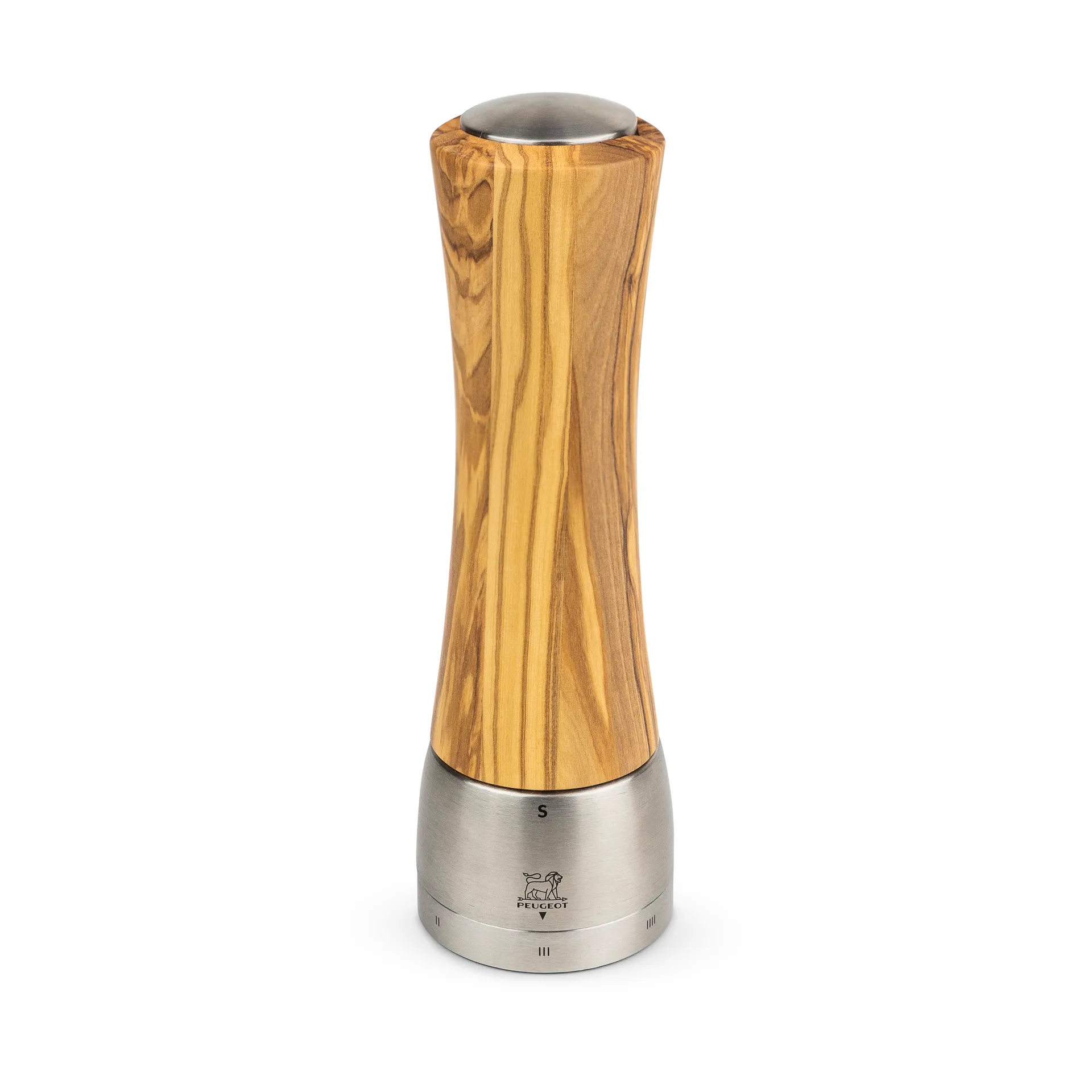Madras Z zoutmolen 21 cm, Olive wood-stainless steel Peugeot