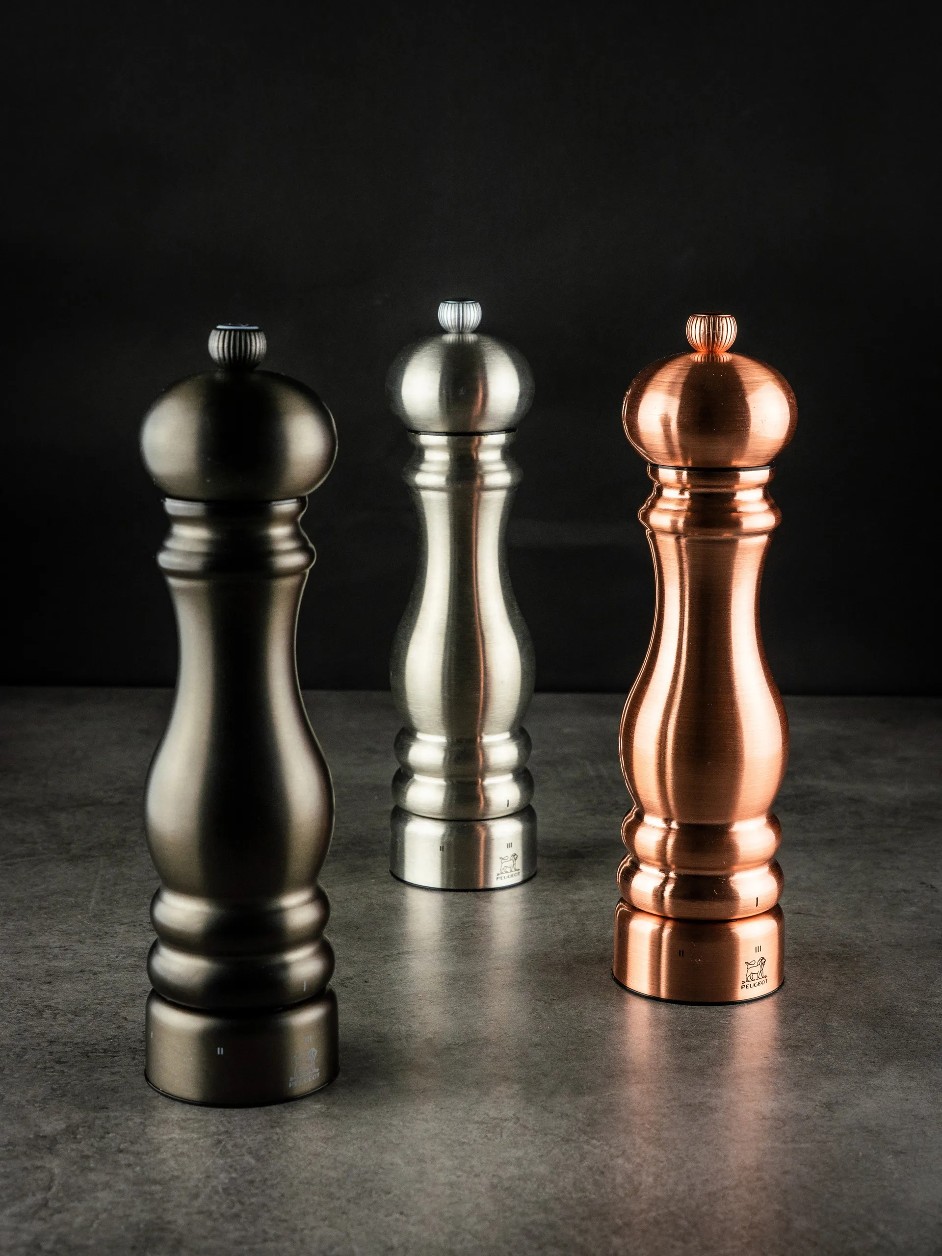 Paris Chef pepermolen 22 cm, Copper electroplating Peugeot