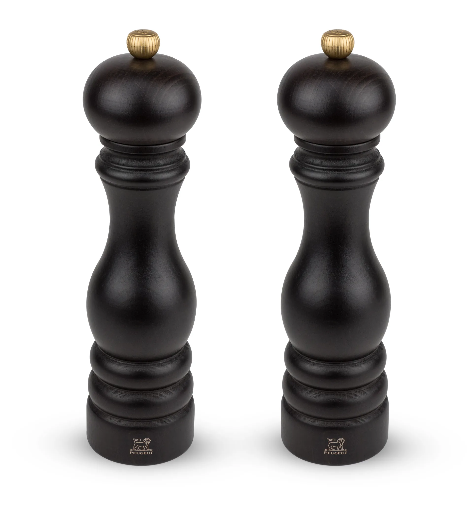 Paris Duo zout- & pepermolen 22 cm, Hout-chocolade Peugeot