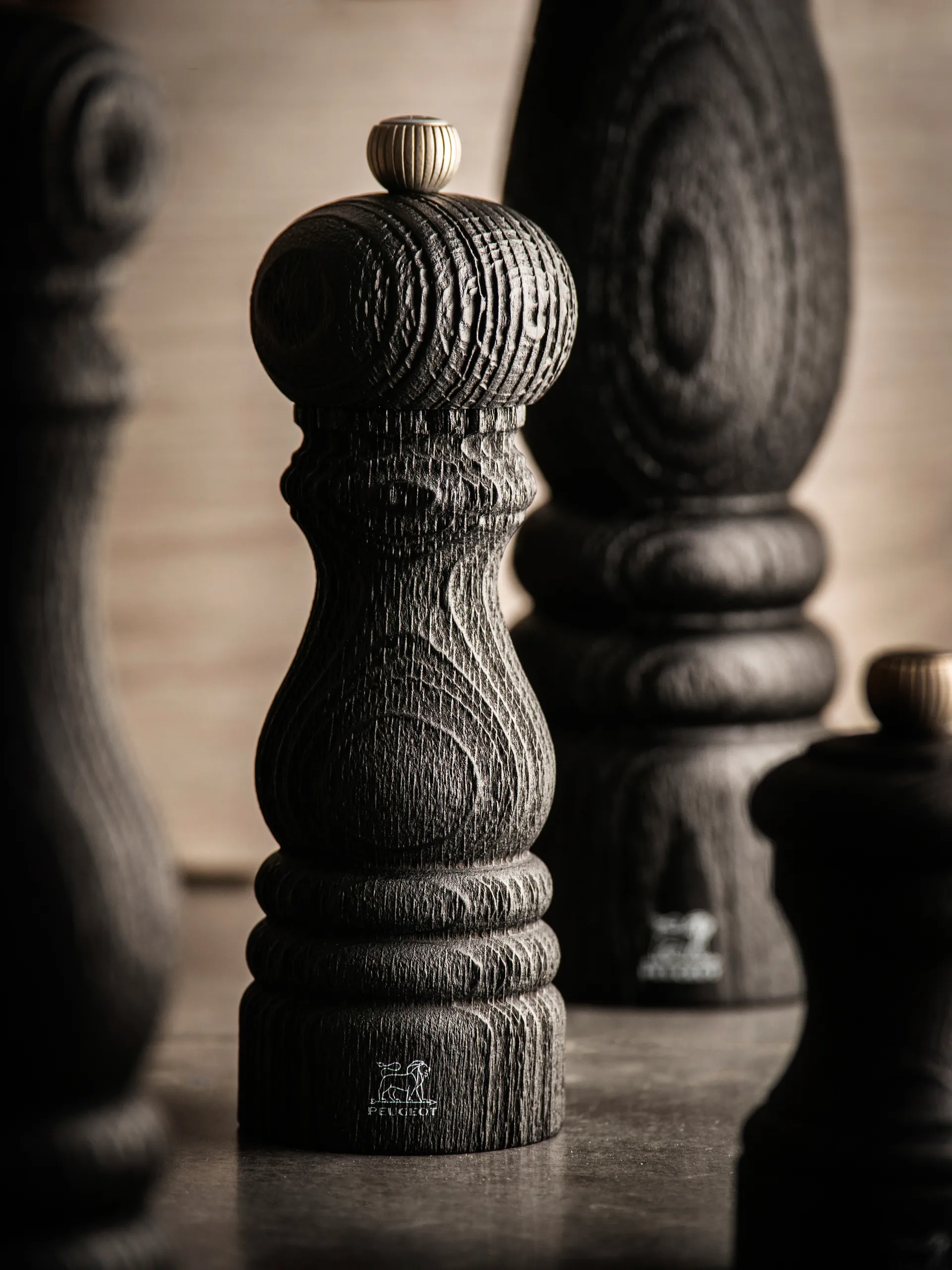 Paris nature pepermolen 18 cm, Black Peugeot