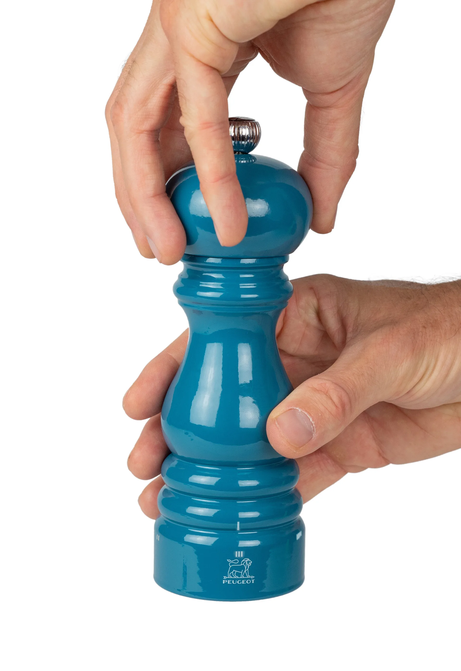 Parisrama pepermolen 18 cm, Hout-pacific blue Peugeot