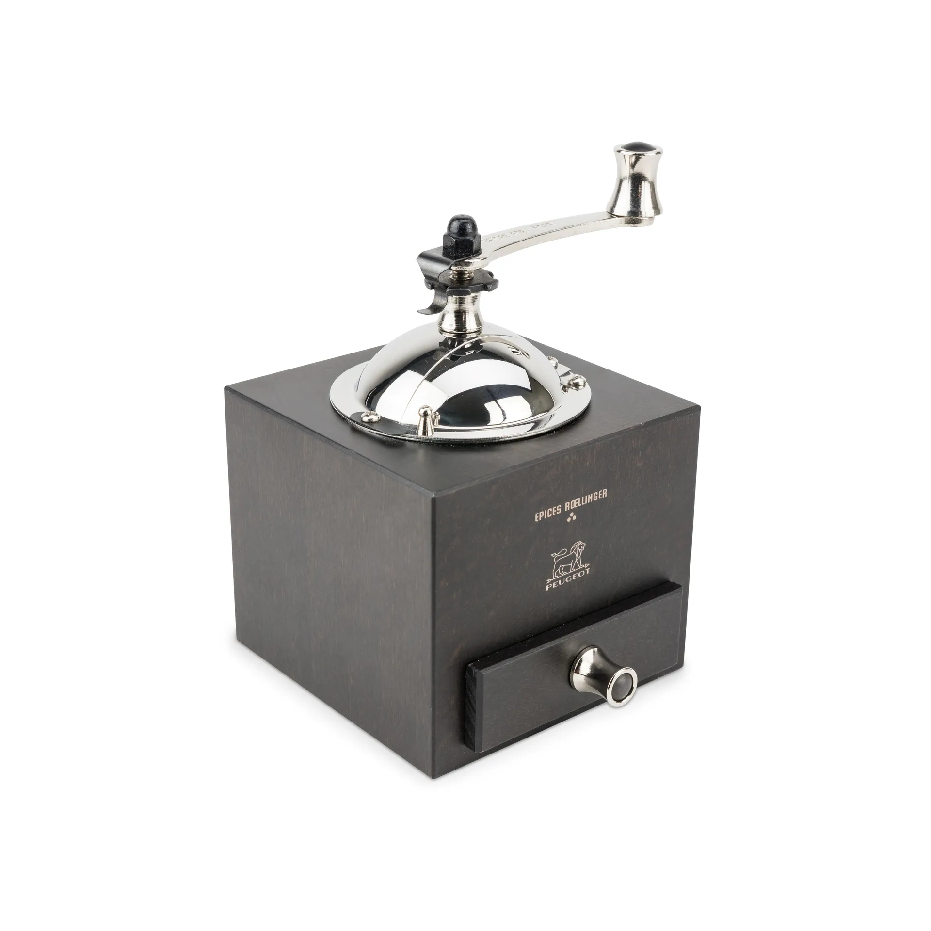 Roellinger handmatige pepermolen, Chocolade Peugeot