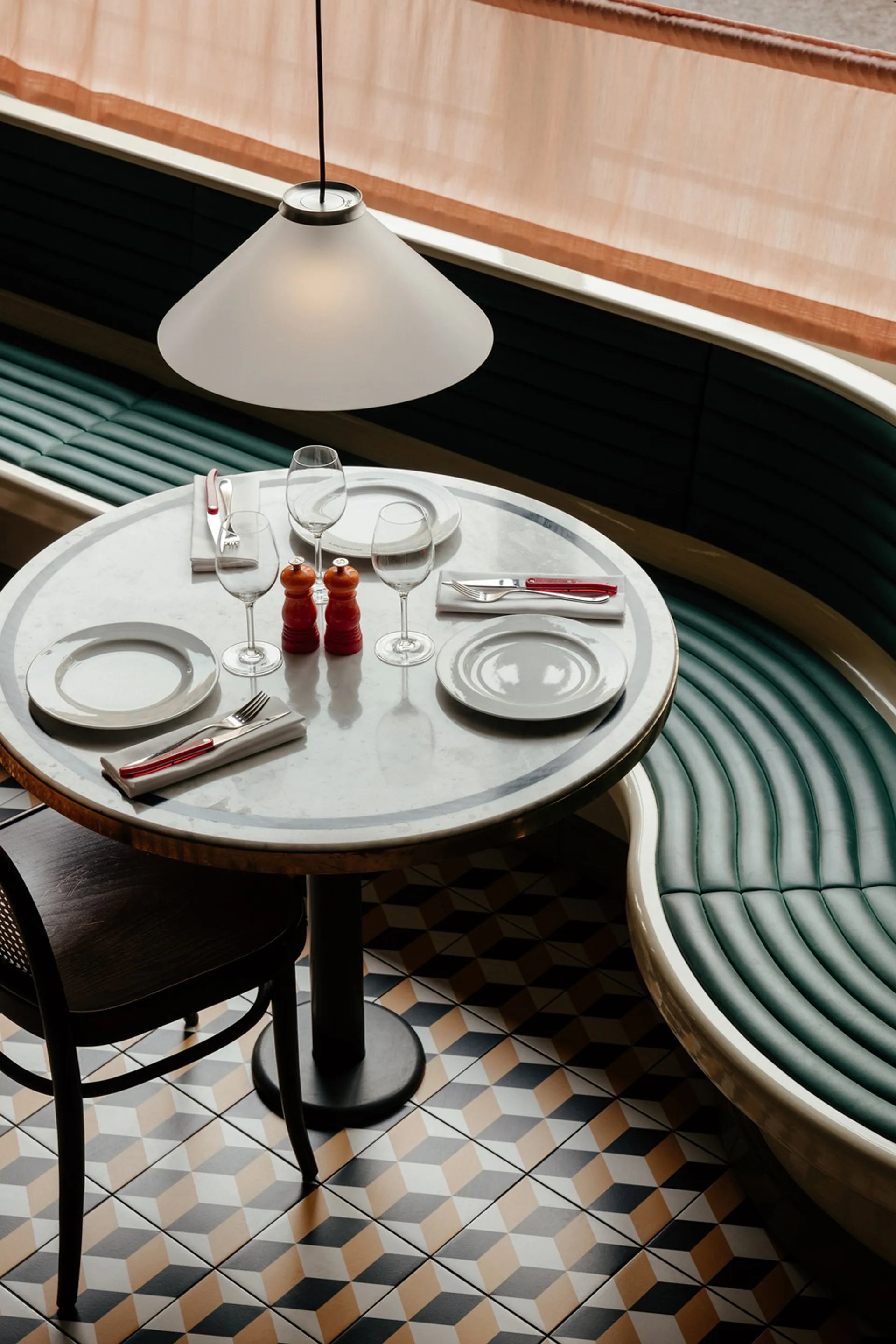 Aline 40 hanglamp, Aluminium Pholc