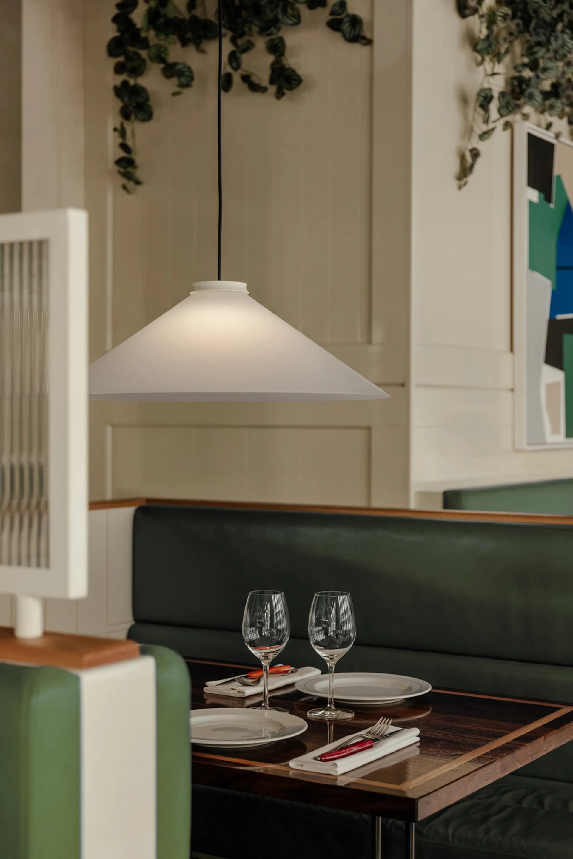 Aline 58 hanglamp, Cotton Pholc