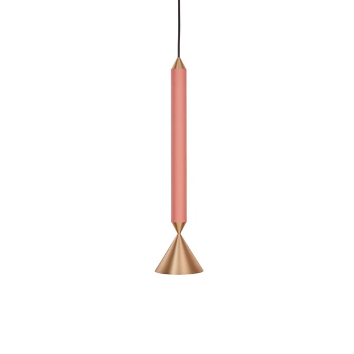 Apollo 39 hanglamp - coral pink, messing - Pholc