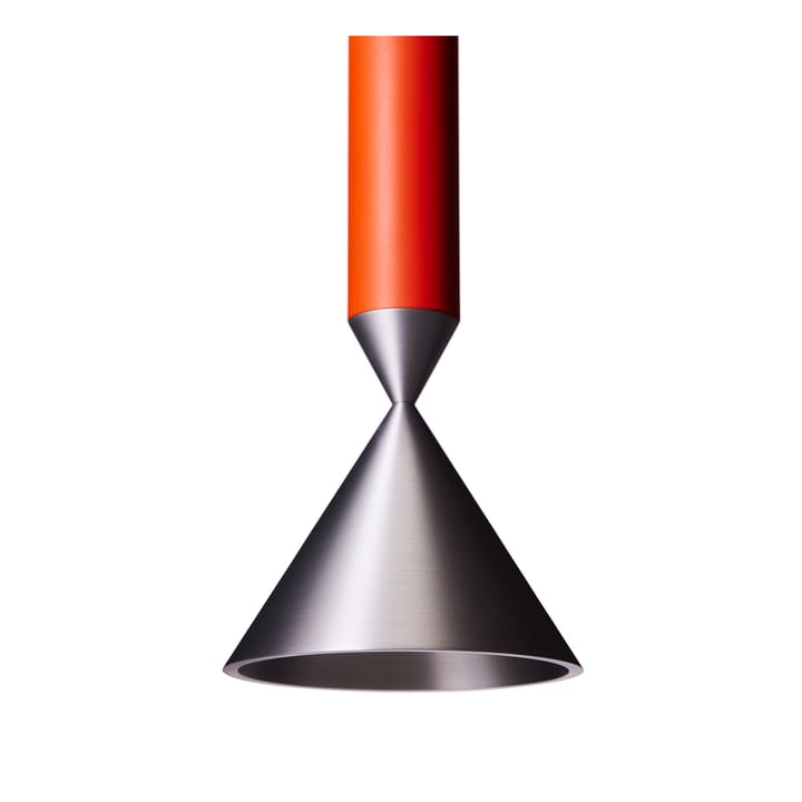 Apollo 59 hanglamp, Red orange-aluminium Pholc