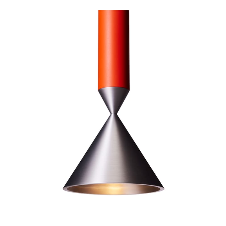 Apollo 59 hanglamp, Red orange-aluminium Pholc