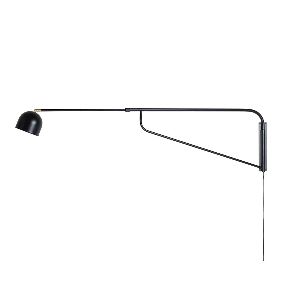 Bellman 205 wandlamp, zwart Pholc