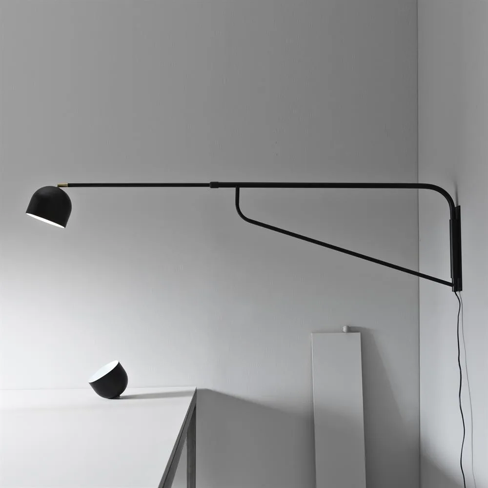 Bellman 205 wandlamp, zwart Pholc