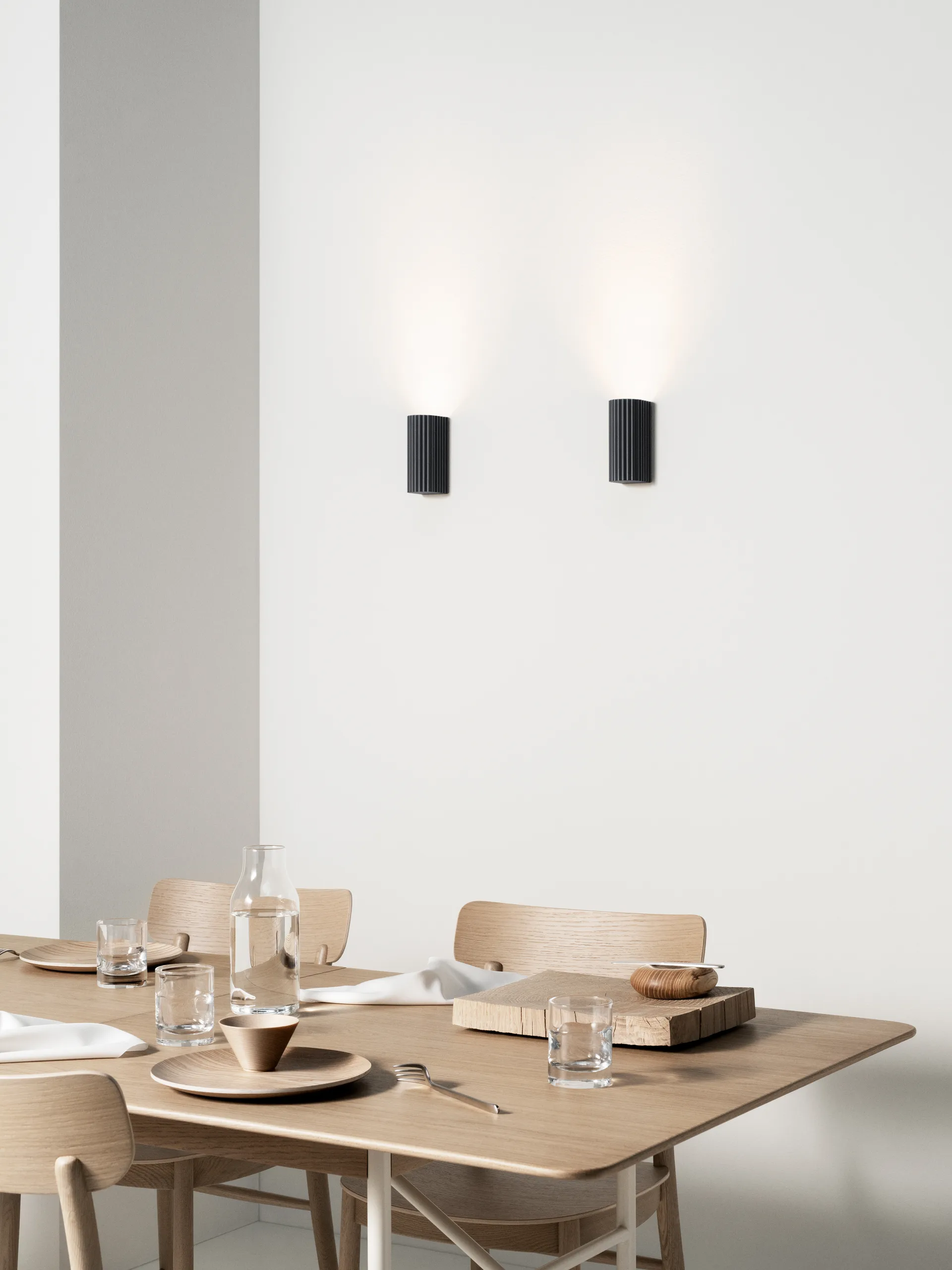 Donna 15 wandlamp, Amber green Pholc