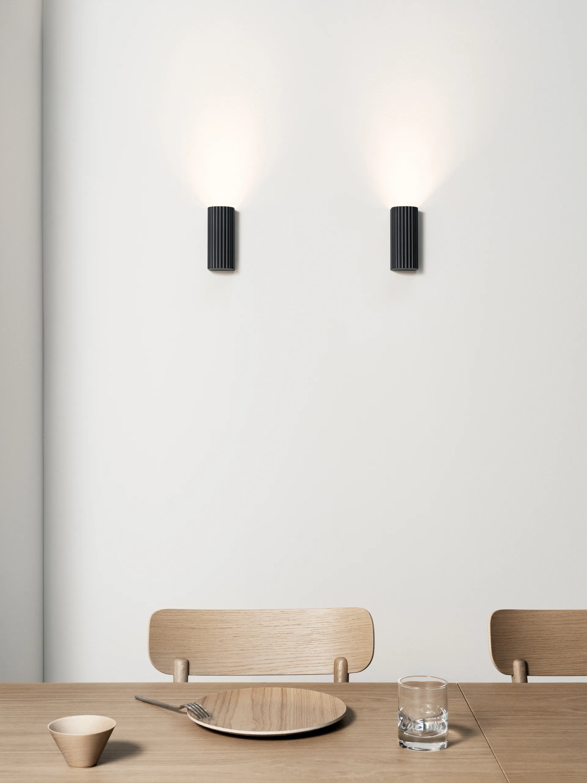 Donna 15 wandlamp, Amber green Pholc