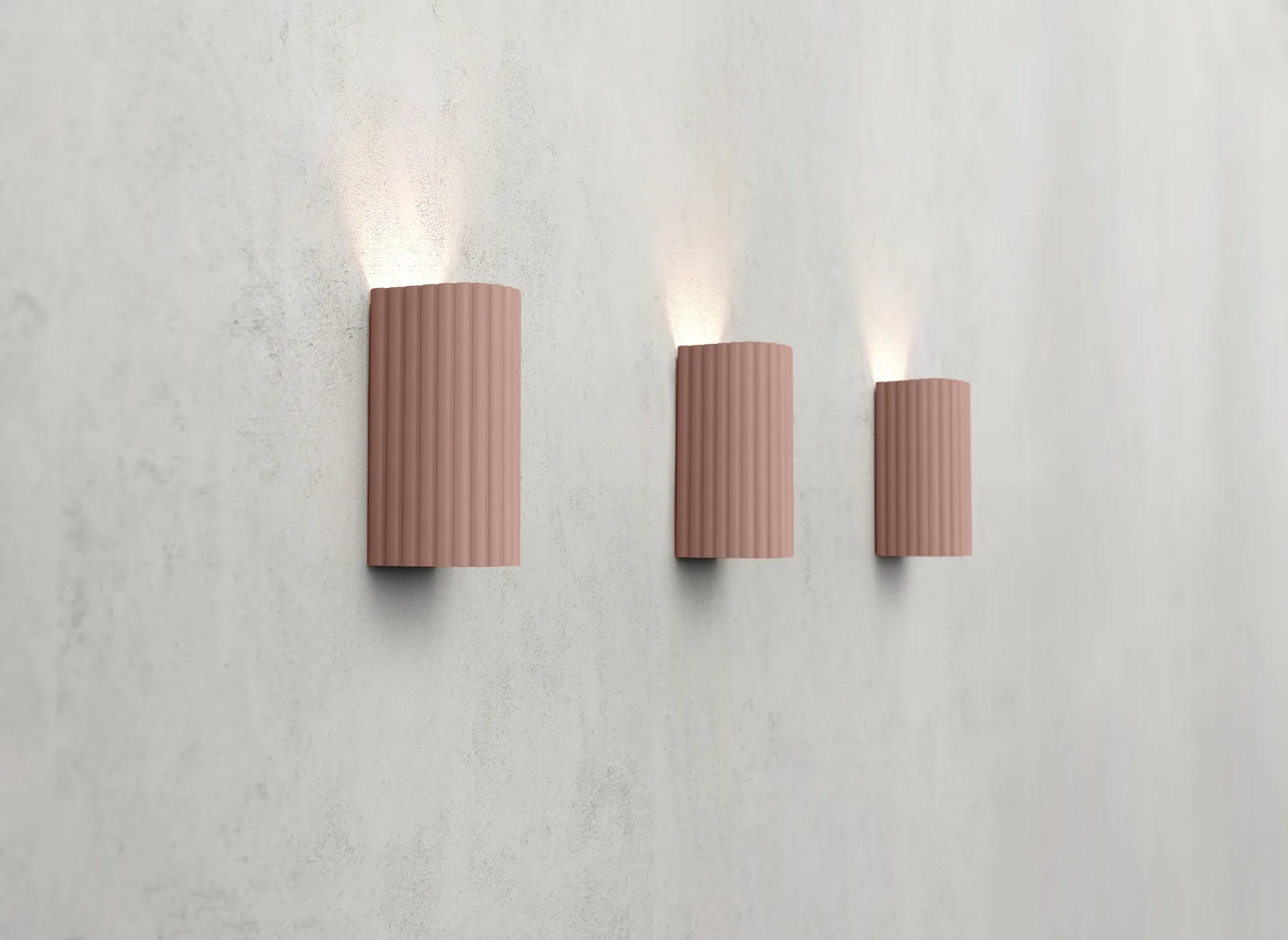 Donna 15 wandlamp, Chestnut Pholc