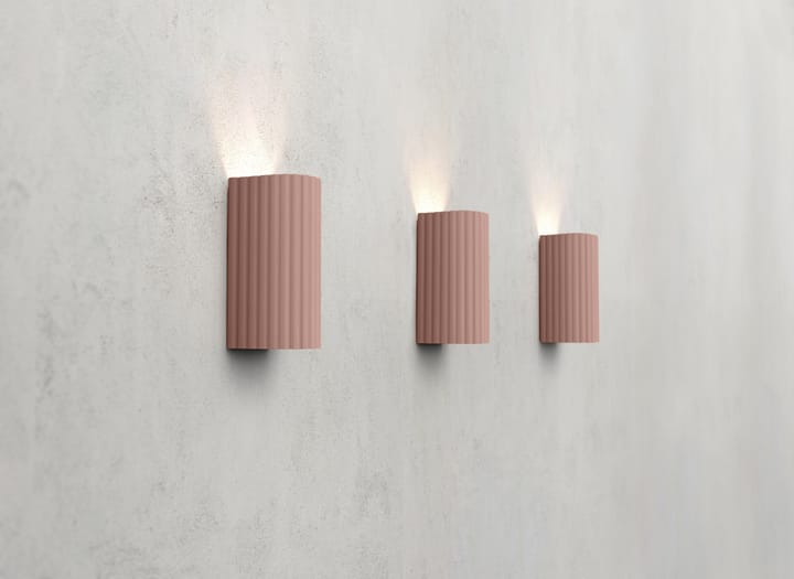 Donna 15 wandlamp, Chestnut Pholc