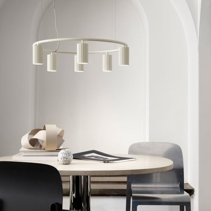 Donna Circle 60 plafondlamp, Linen Pholc