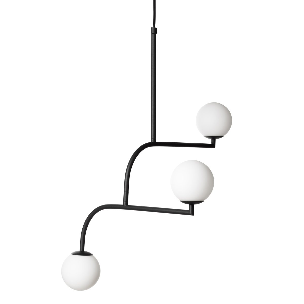 Pholc Mobil hanglamp 70 zwart | Scandinavisch Interieur | Hanglampen | Zwart
