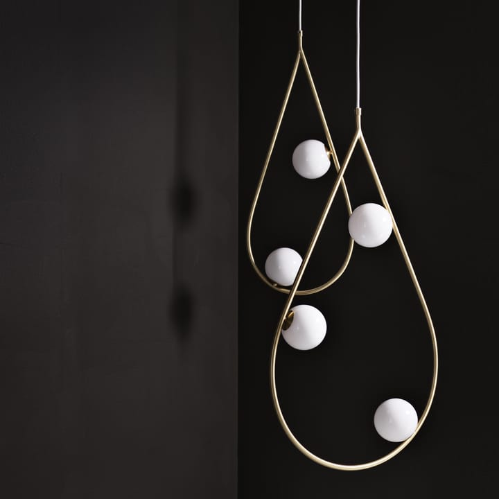 Pearls 80 hanglamp, messing Pholc