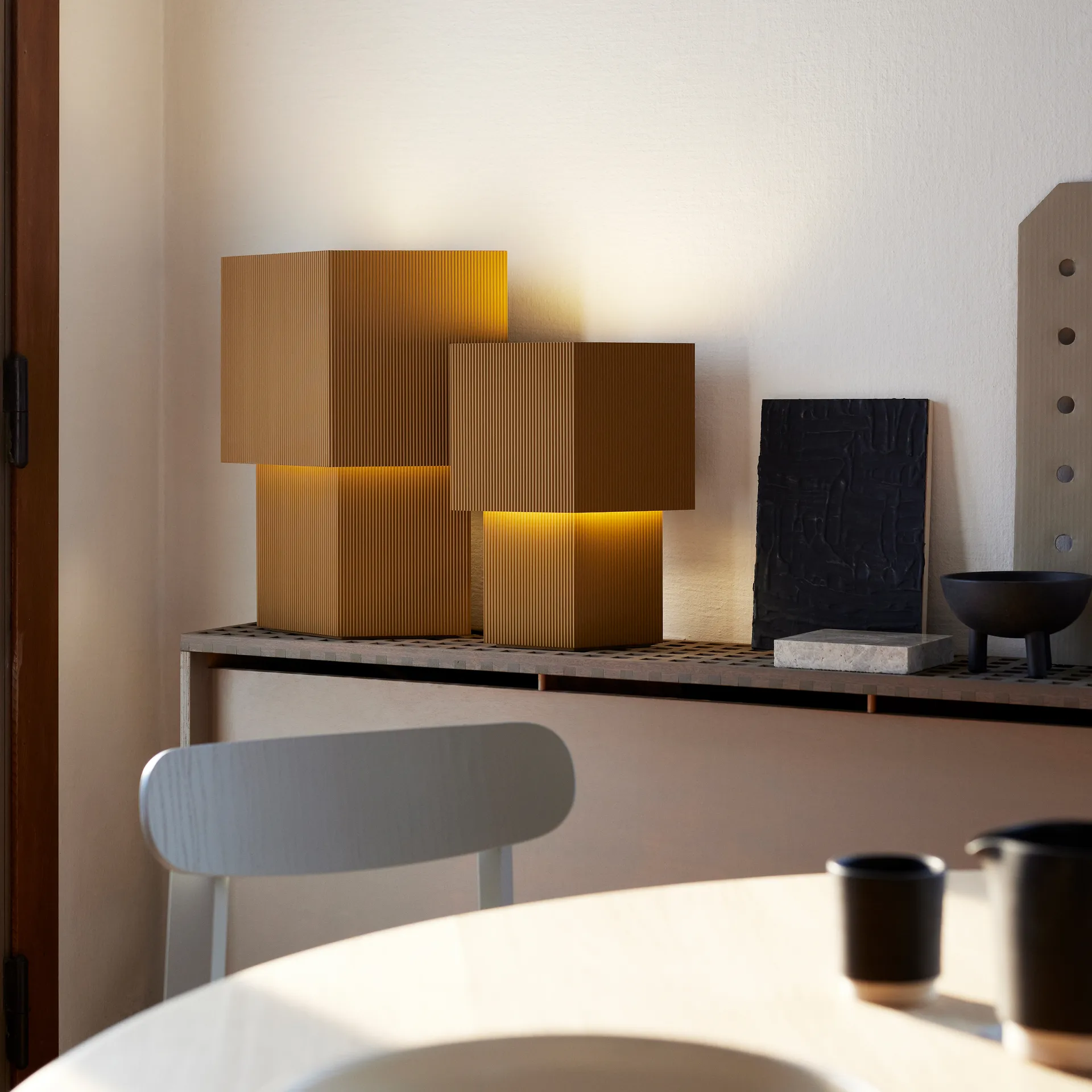 Romb 48 tafellamp, Cumin Pholc