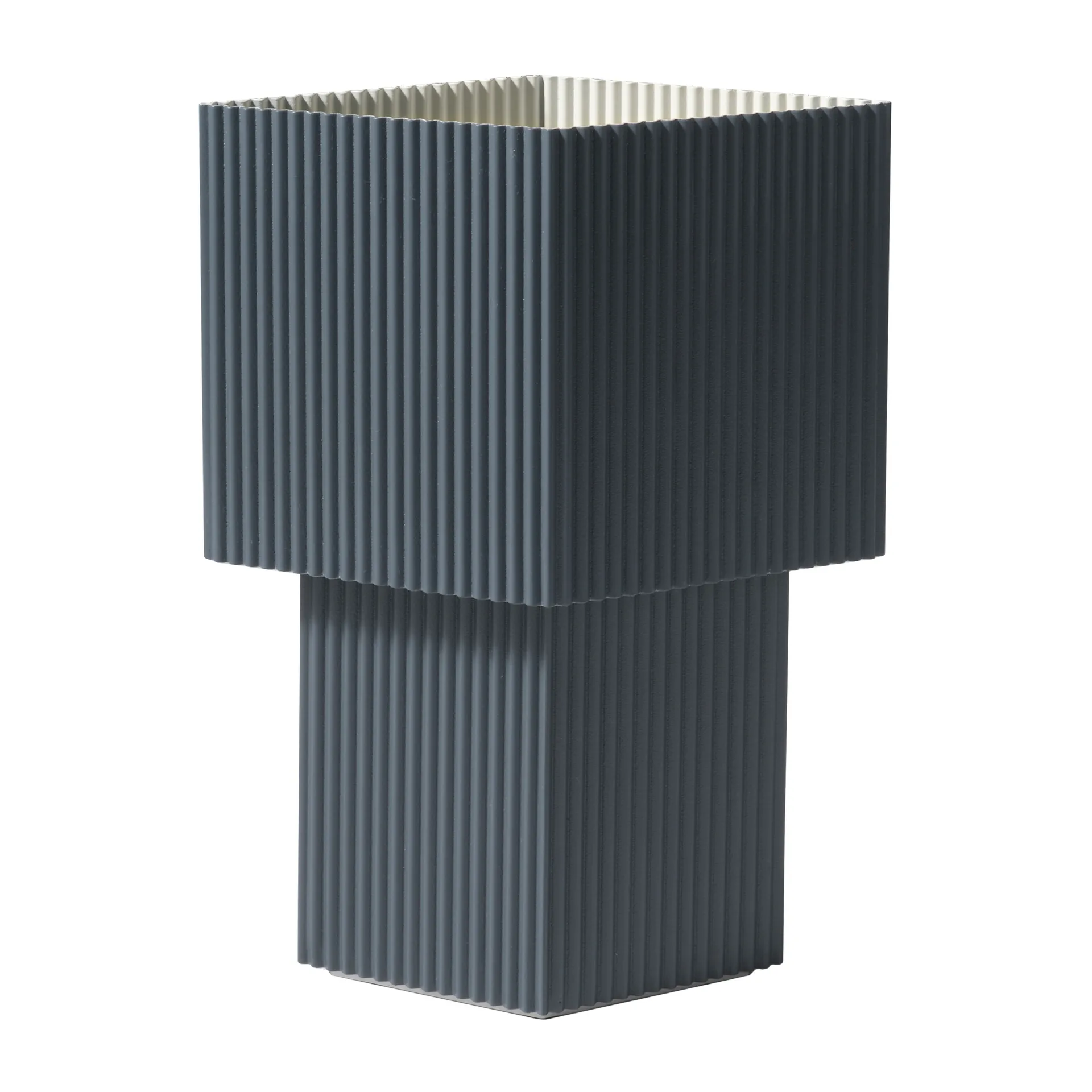 Romb Mini portable tafellamp 19 cm, Blue stone Pholc