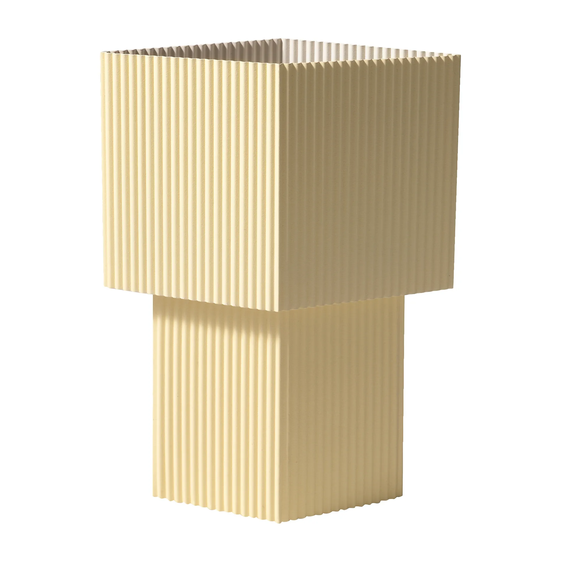 Romb Mini portable tafellamp 19 cm, Vanilla Pholc