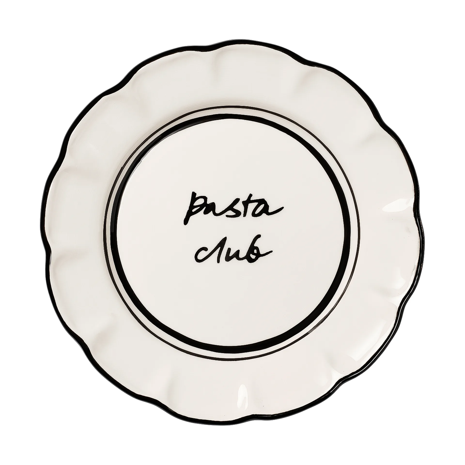 Bistro saladebord, Black, 21,5 cm Pick a Poppy