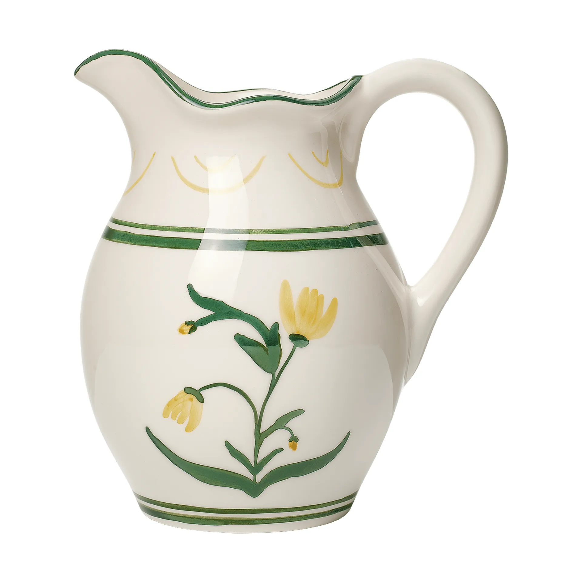 Cottage Flower kanne, Yellow, 20x10 cm Pick a Poppy
