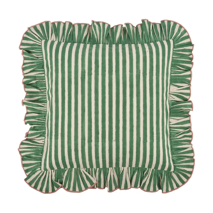 Devon kussenhoes - Green, 40x40 cm - Pick a Poppy