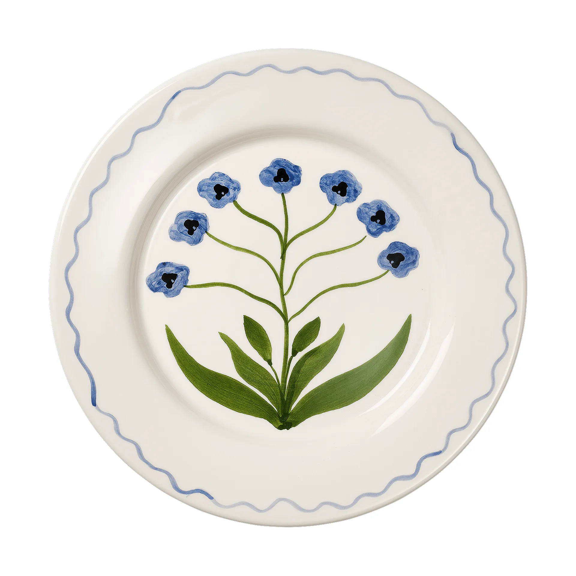 Madelen Möllard Pansy bord, Blue, 28 cm Pick a Poppy
