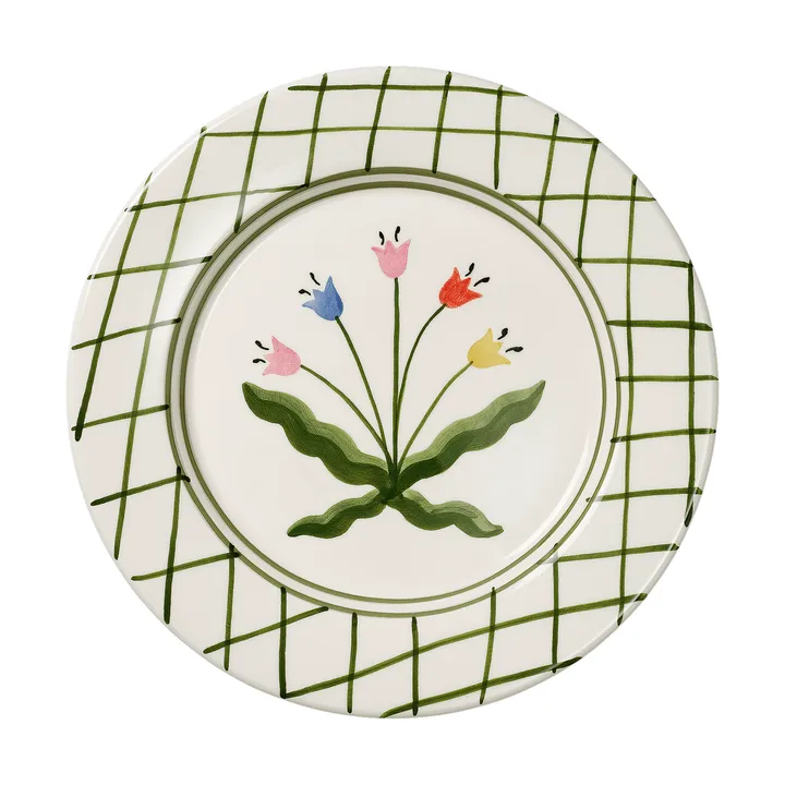 Madelen Möllard Tulip bord - Green, 28 cm - Pick a Poppy
