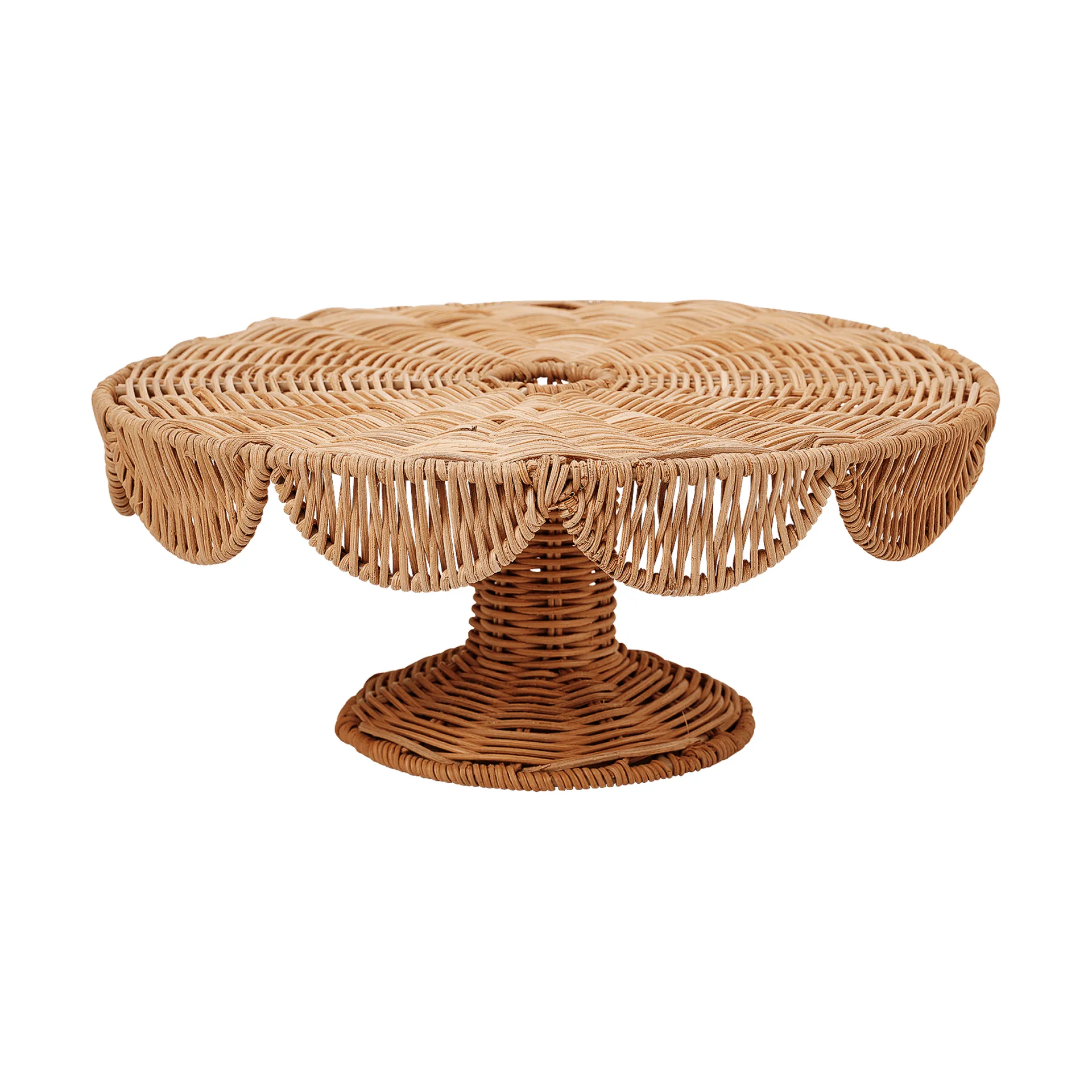 Scallop Cake serveerschaal, Natural, 30x12 cm Pick a Poppy