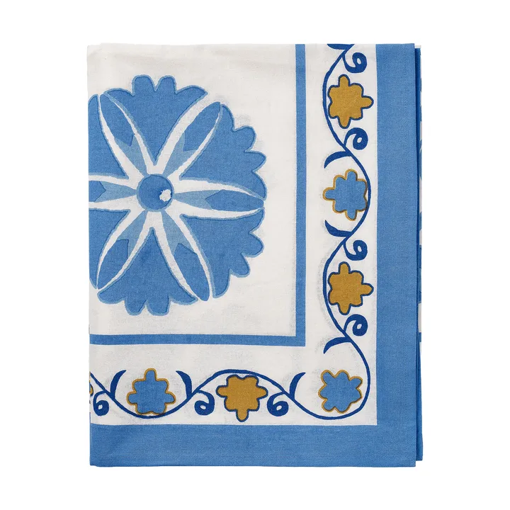 Suzani tafellaken - Blue, 350x150 cm - Pick a Poppy