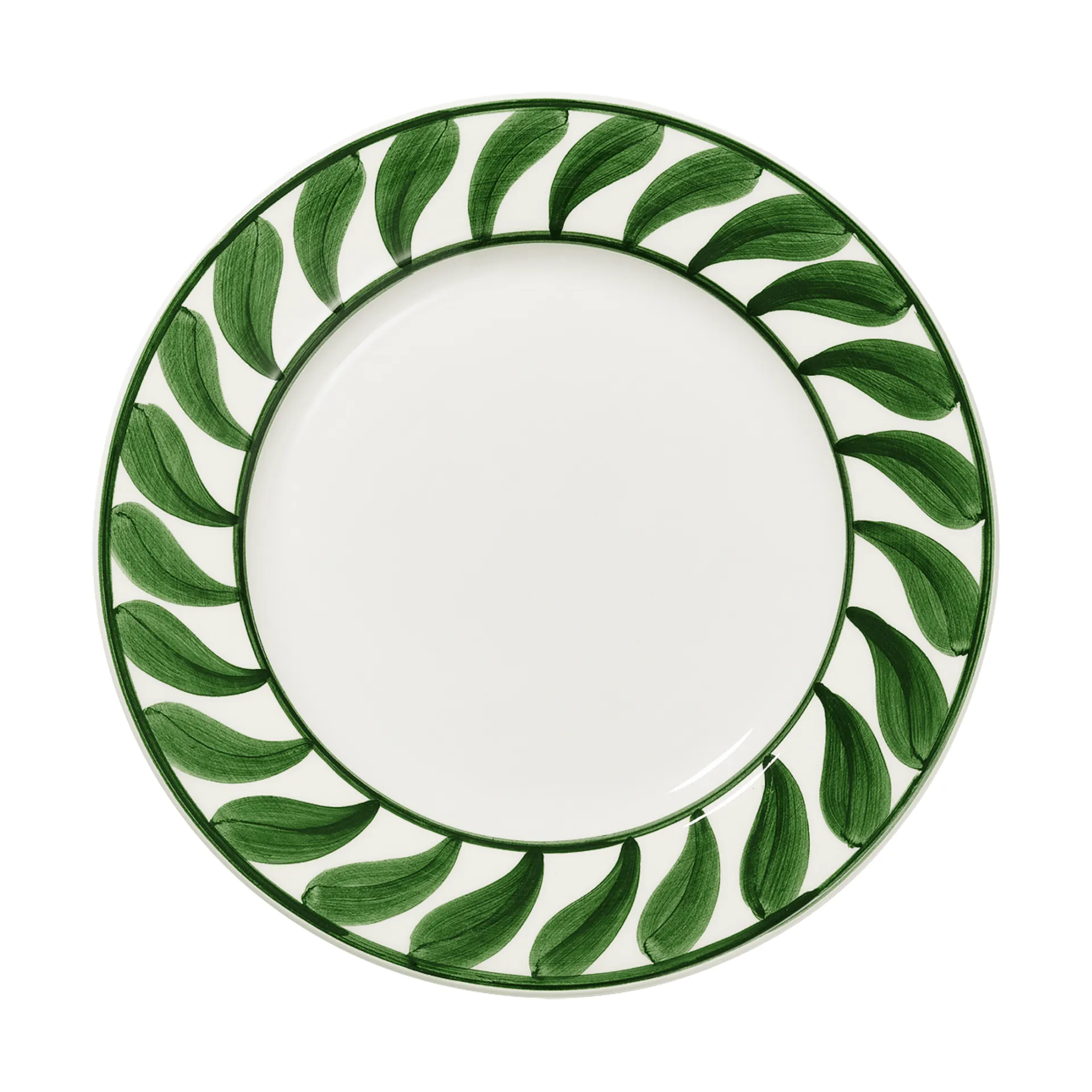 Swirl bord, Green, 28 cm Pick a Poppy