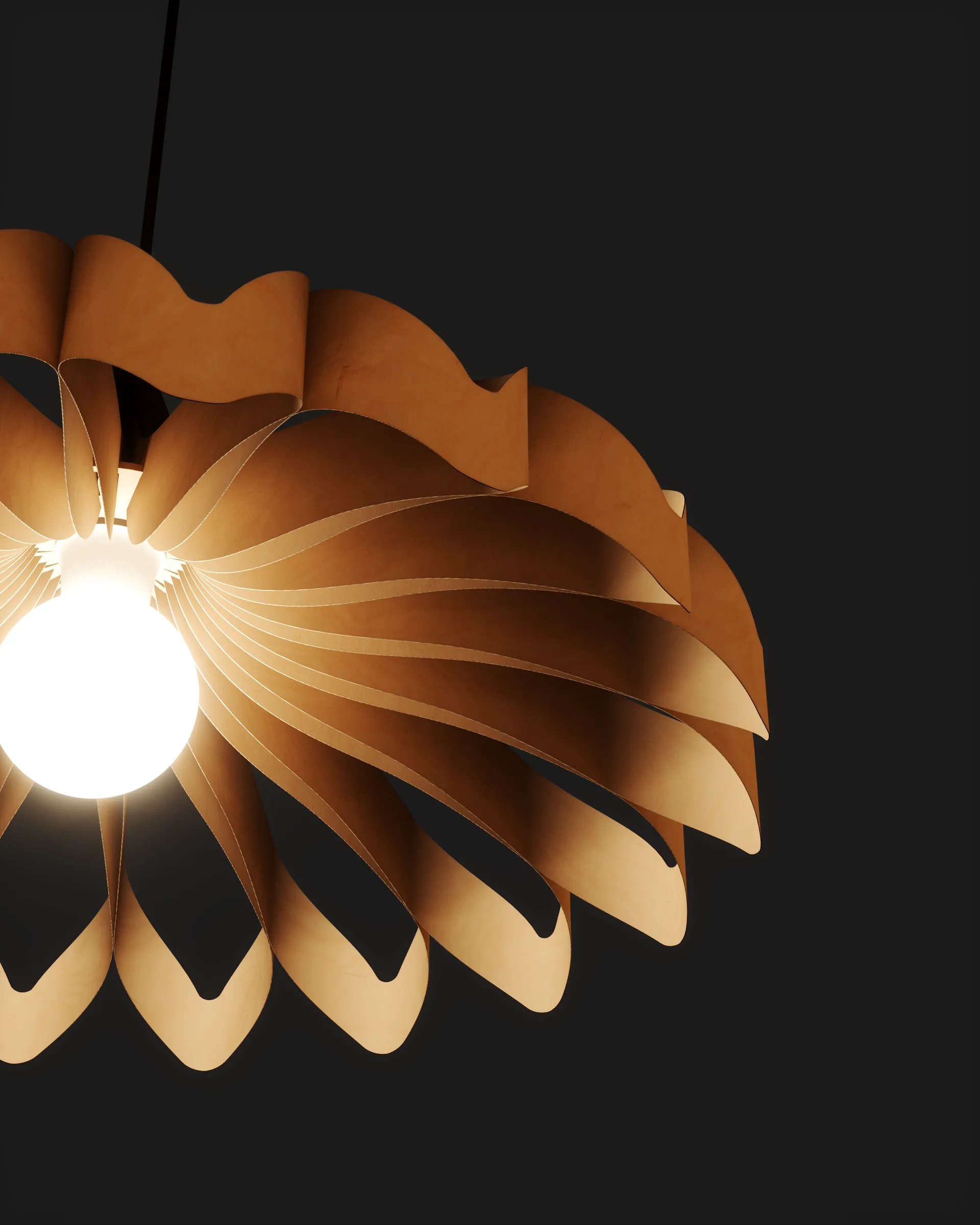 Daisy hanglamp, Berkenhout large Pilke