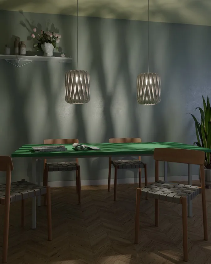 Pilke Signature hanglamp Ø18 cm, Wit Pilke