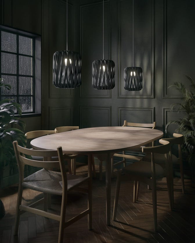 Pilke Signature hanglamp Ø18 cm, Zwart Pilke