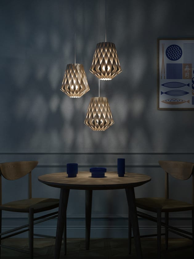 Pilke Signature hanglamp Ø28 cm, Beukenhout Pilke