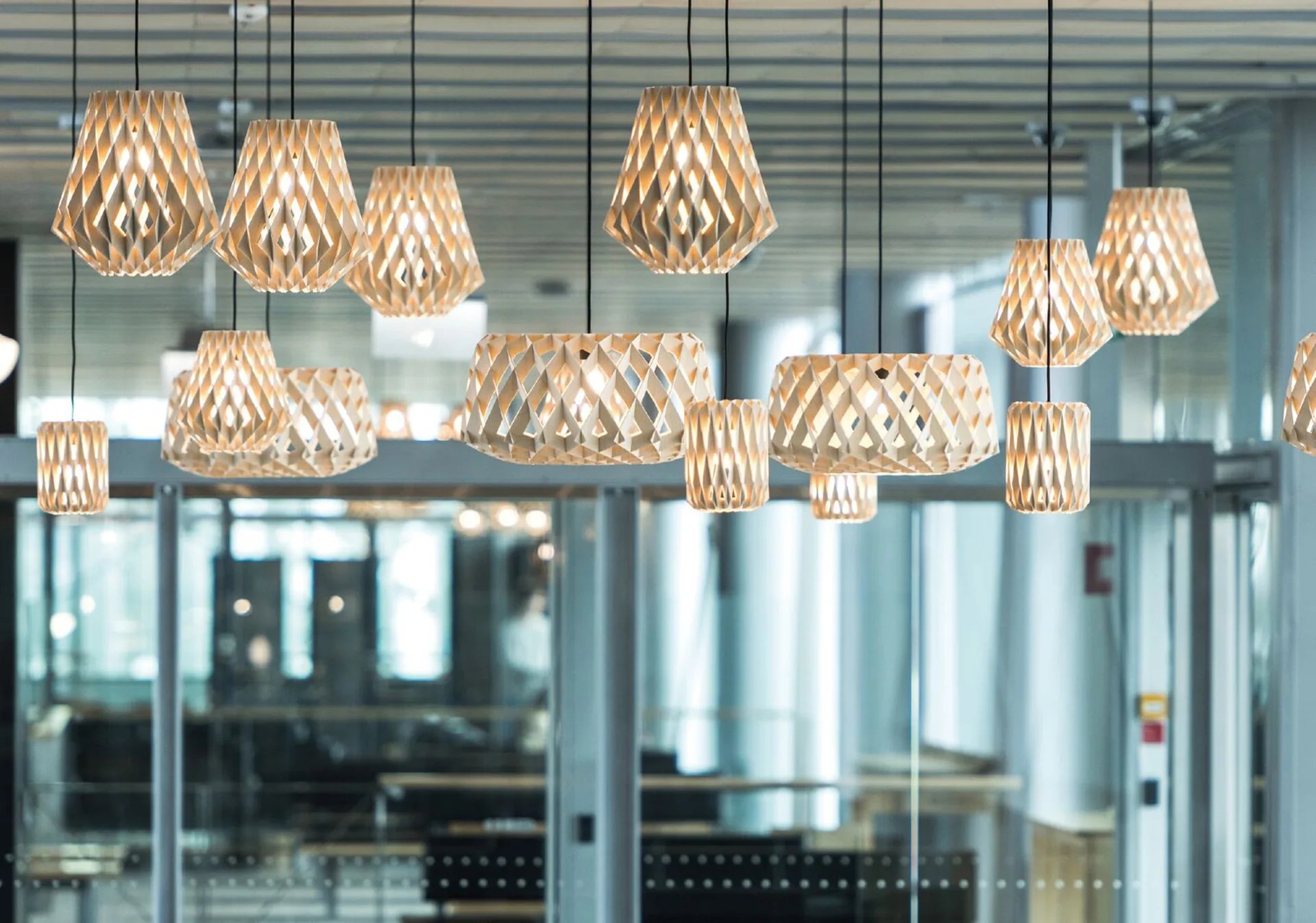 Pilke Signature hanglamp Ø28 cm, Beukenhout Pilke