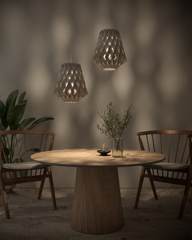 Pilke Signature hanglamp Ø28 cm, Wit Pilke