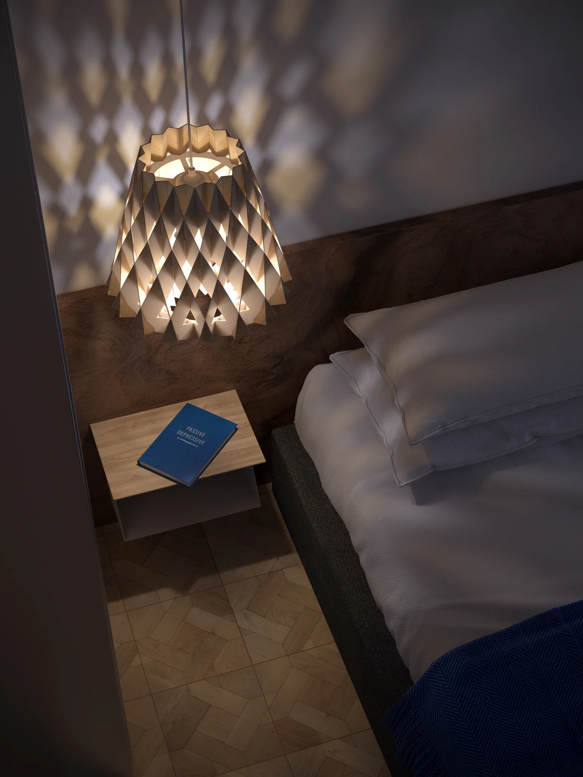 Pilke Signature hanglamp Ø36 cm, Beukenhout Pilke