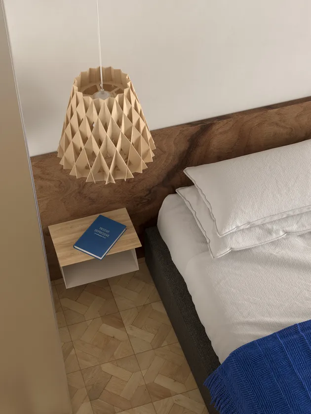 Pilke Signature hanglamp Ø36 cm, Beukenhout Pilke