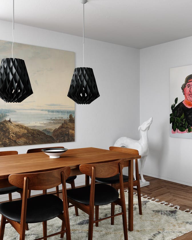 Pilke Signature hanglamp Ø36 cm, Zwart Pilke