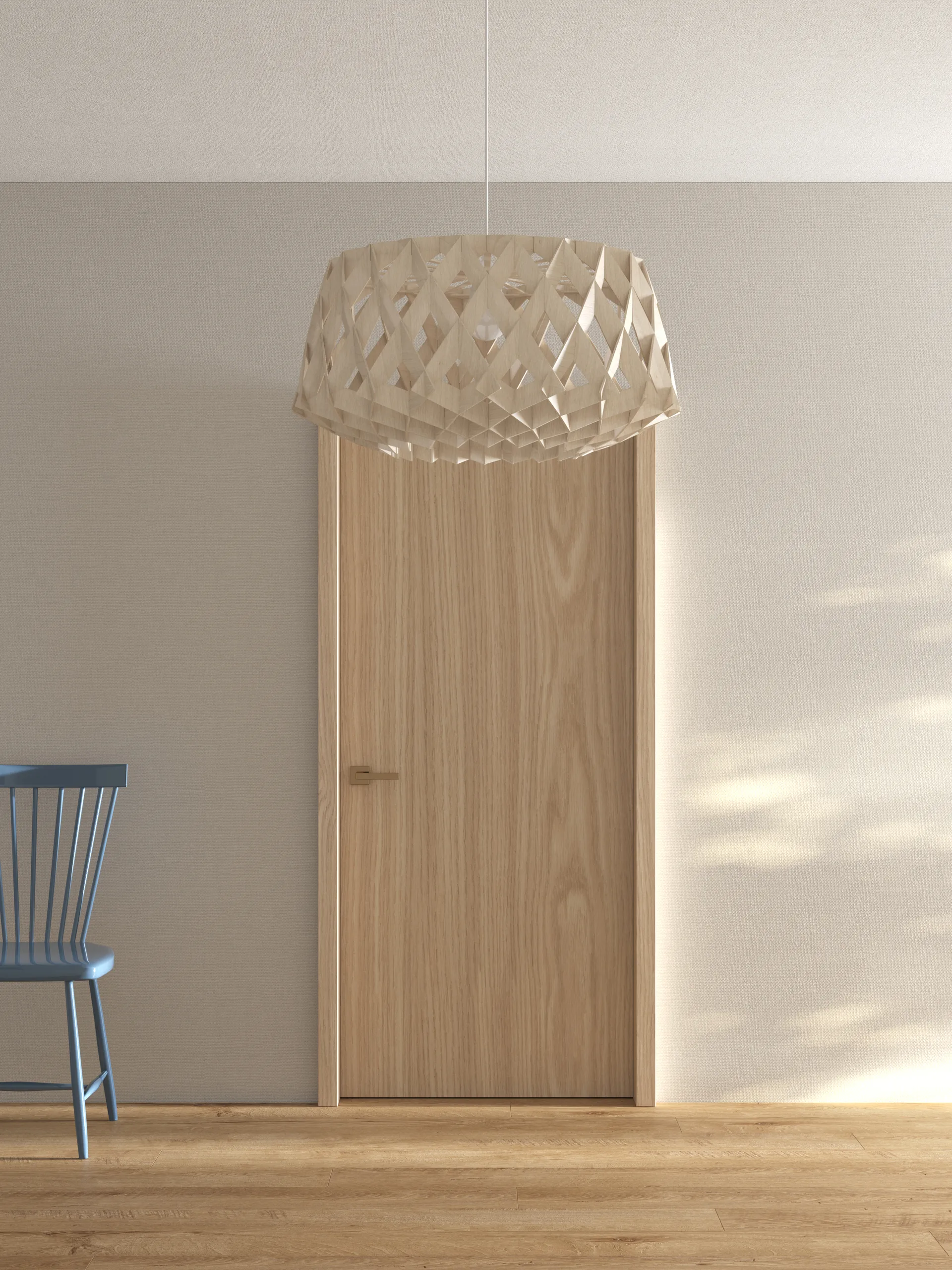 Pilke Signature hanglamp Ø60 cm, Beukenhout Pilke