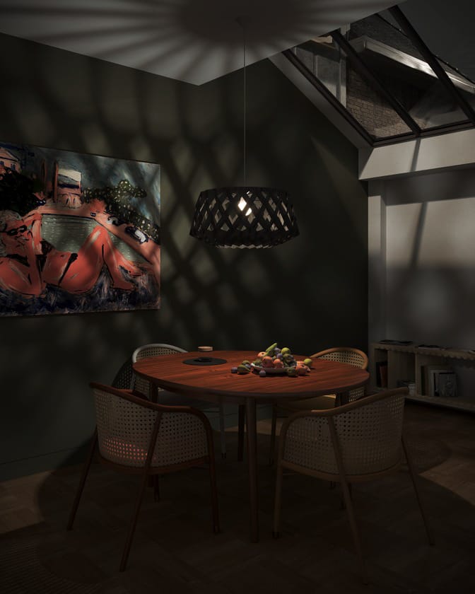 Pilke Signature hanglamp Ø60 cm, Zwart Pilke