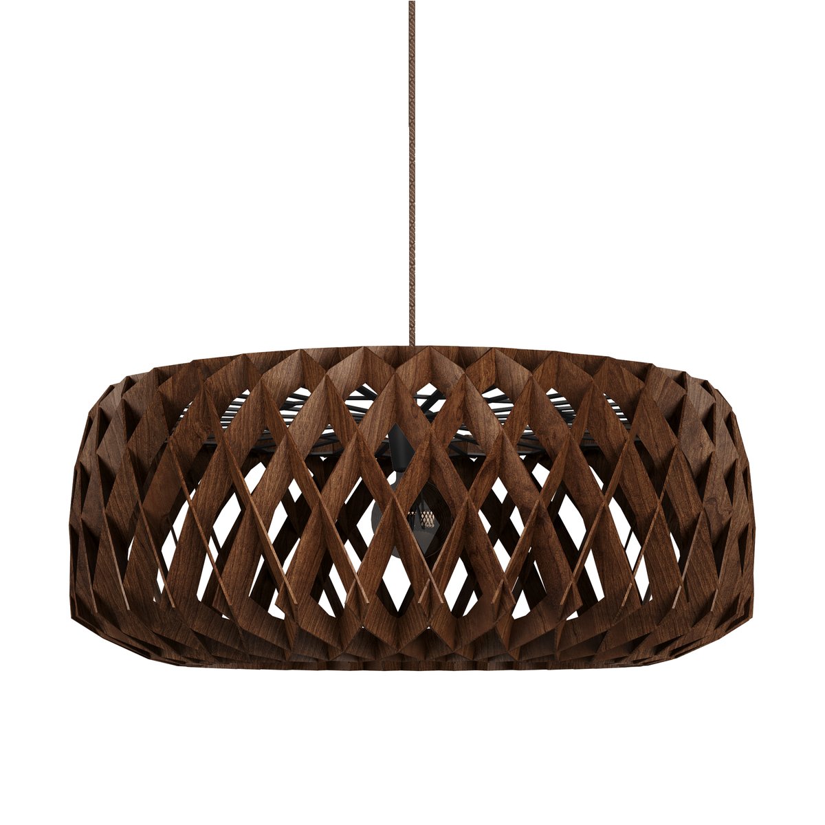 Pilke Signature hanglamp o80 cm Bruin | Scandinavisch Interieur | Hanglampen | Bruin