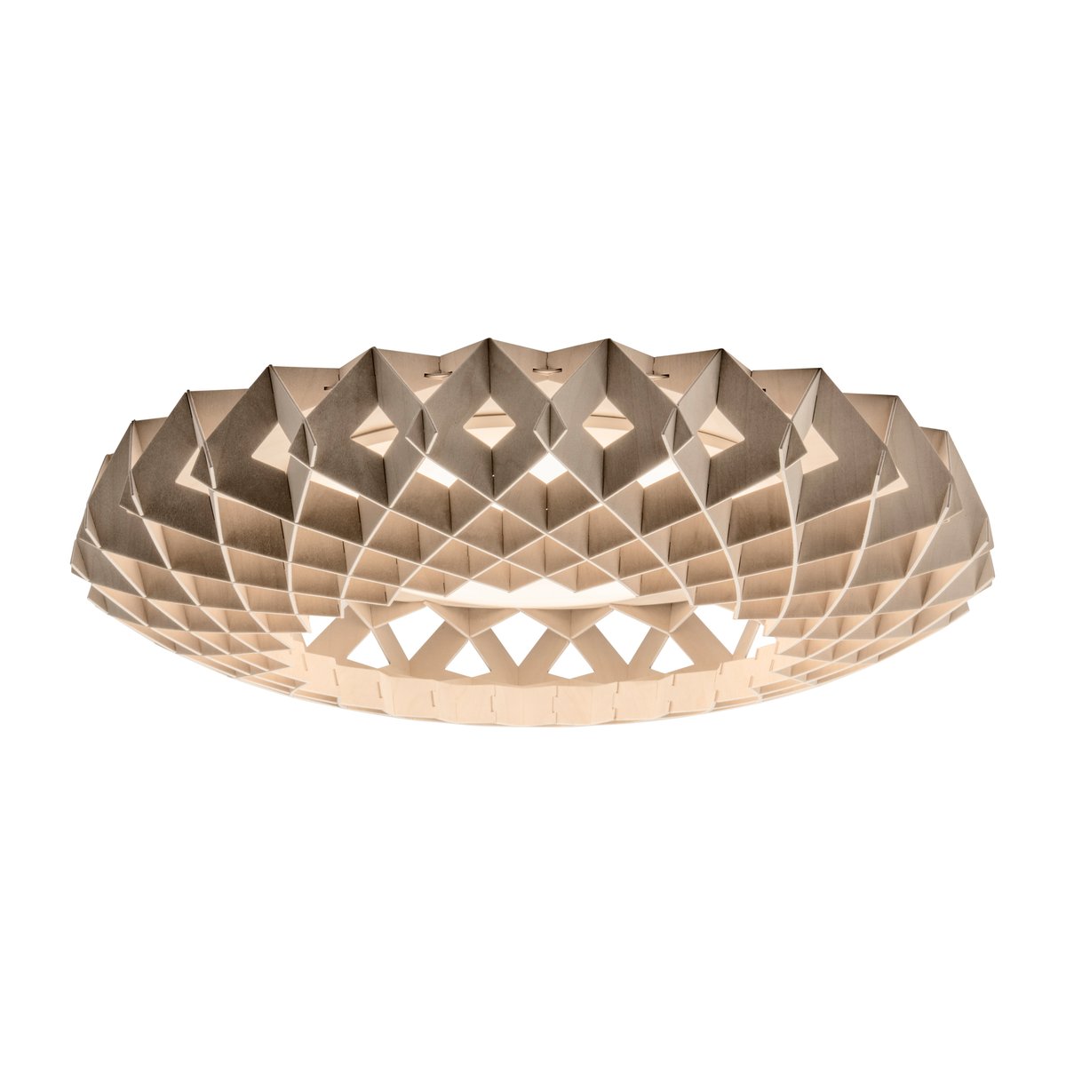 Pilke Signature plafondlamp o65 cm Beukenhout | Scandinavisch Interieur | Plafondlampen | Beige